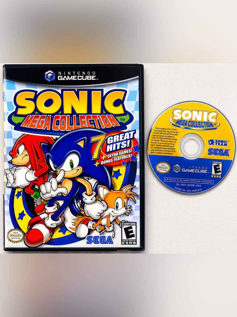 Nintendo GameCube Sonic Mega Collection Tested Working Complete Sega Video Game